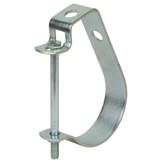 C711-4 Superstrut C711 Lay-In J-Pipe Hanger, 4 in Pipe, 5/8 in Rod, 550 lb Load, Steel, GoldGalv