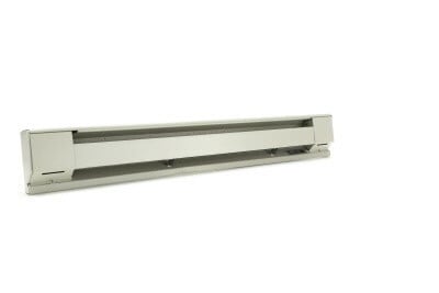 25408W Berko 2500 Electric Baseboard Heater, 8530 Btu/hr Capacity, 208/240 V AC, 1880/2500 W Power Rating, Wall Mounting