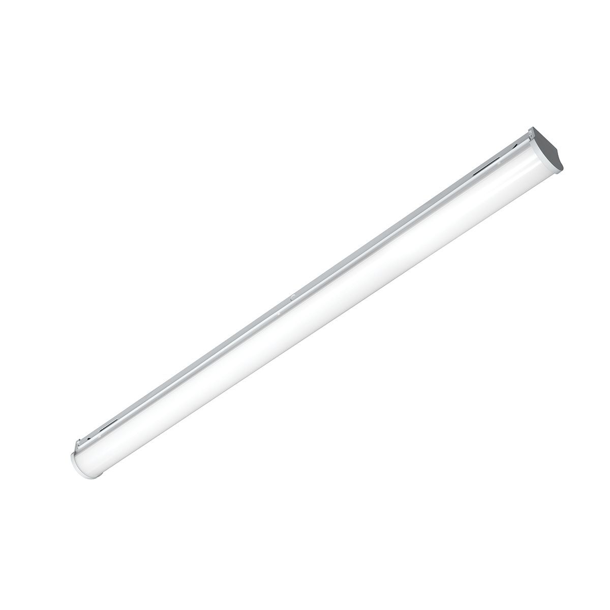 MPS4-40ML-CW-EDU Multi-Purpose Linear Strip Light Fixture, LED Lamp, 120 to 277 V AC, White Painted/Matte Black/Zet Housing