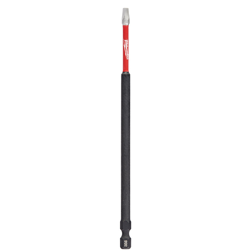 48-32-4815 Shockwave Impact Duty Impact Power Bit, #2 Square Point, 6 in OAL, 1/4 in, Steel