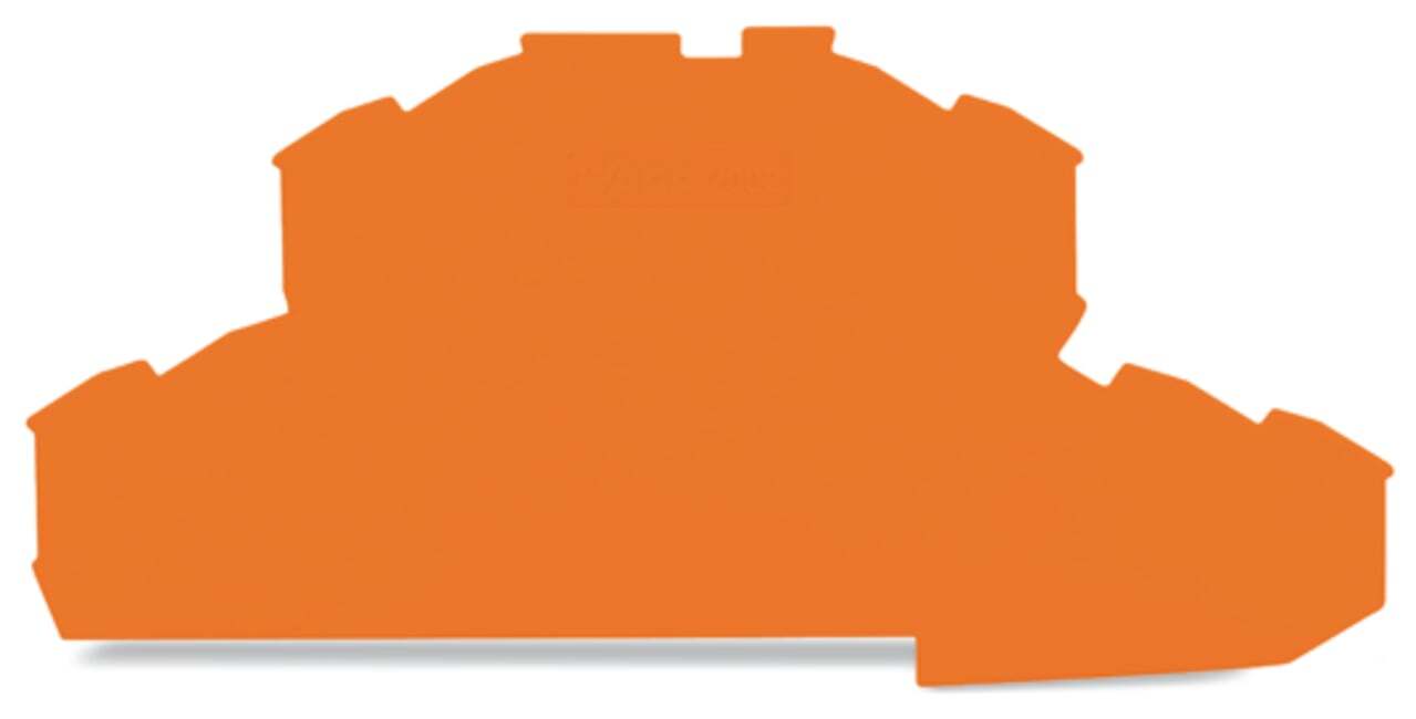2002-2492 End and Intermediate Plate, Polyamide, Orange