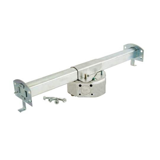 54151CFB-BHL Steel City Drawn Style Ceiling Fan Box, Steel, 15.8 cu-in Capacity, 1 Outlets, 3 Knockouts, 1-1/2 in D