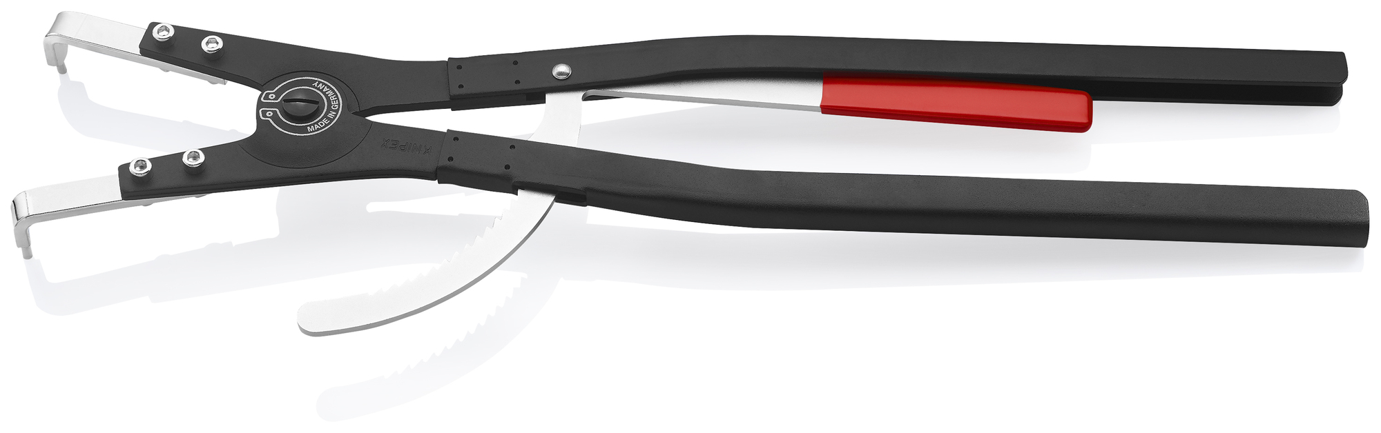 External 90° Angled Snap Ring Pliers-Large, 22 3/4 in., Bare handles, 11/64 in. Tips