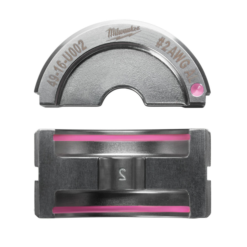 49-16-U002 M18 Force Logic U-Style Crimping Tool Die, 2 AWG Dual Rated Lug/Splice Cable, Aluminum