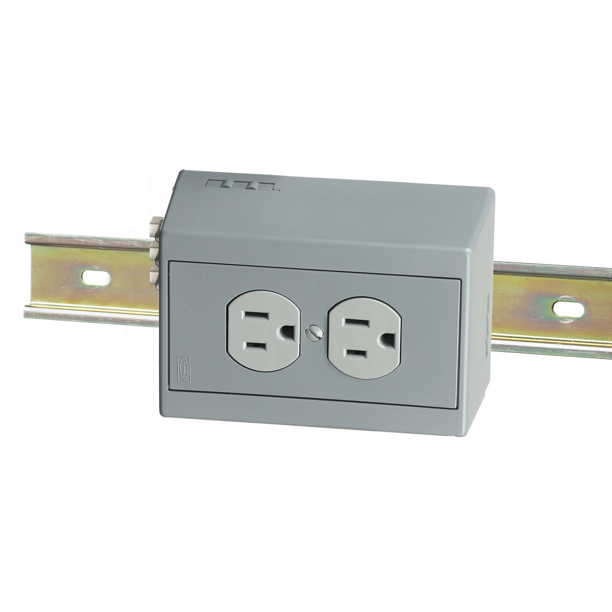 DRUB15HCB5 1-Outlet, 125 V AC, 20 A, 2 Poles, 3 Wires, Gray