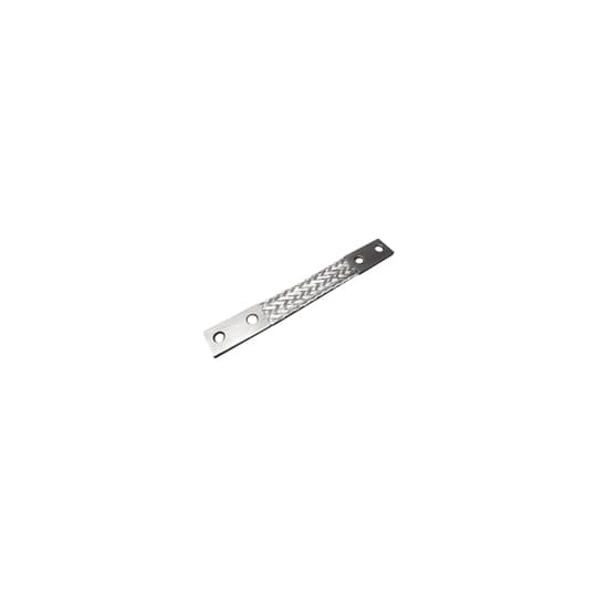 SWB105A1508 Blackburn Boreal 2-Hole Standard Flexible NEMA Braid Connector, 30 AWG, 9/16 in Mounting Hole, Copper, Tin Plated