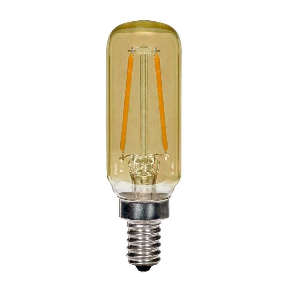 S9873 Dimmable LED Lamp, 2.5 W, 15 W Incandescent Equivalent, E12 Lamp, T6 Shape, 150 Lumens