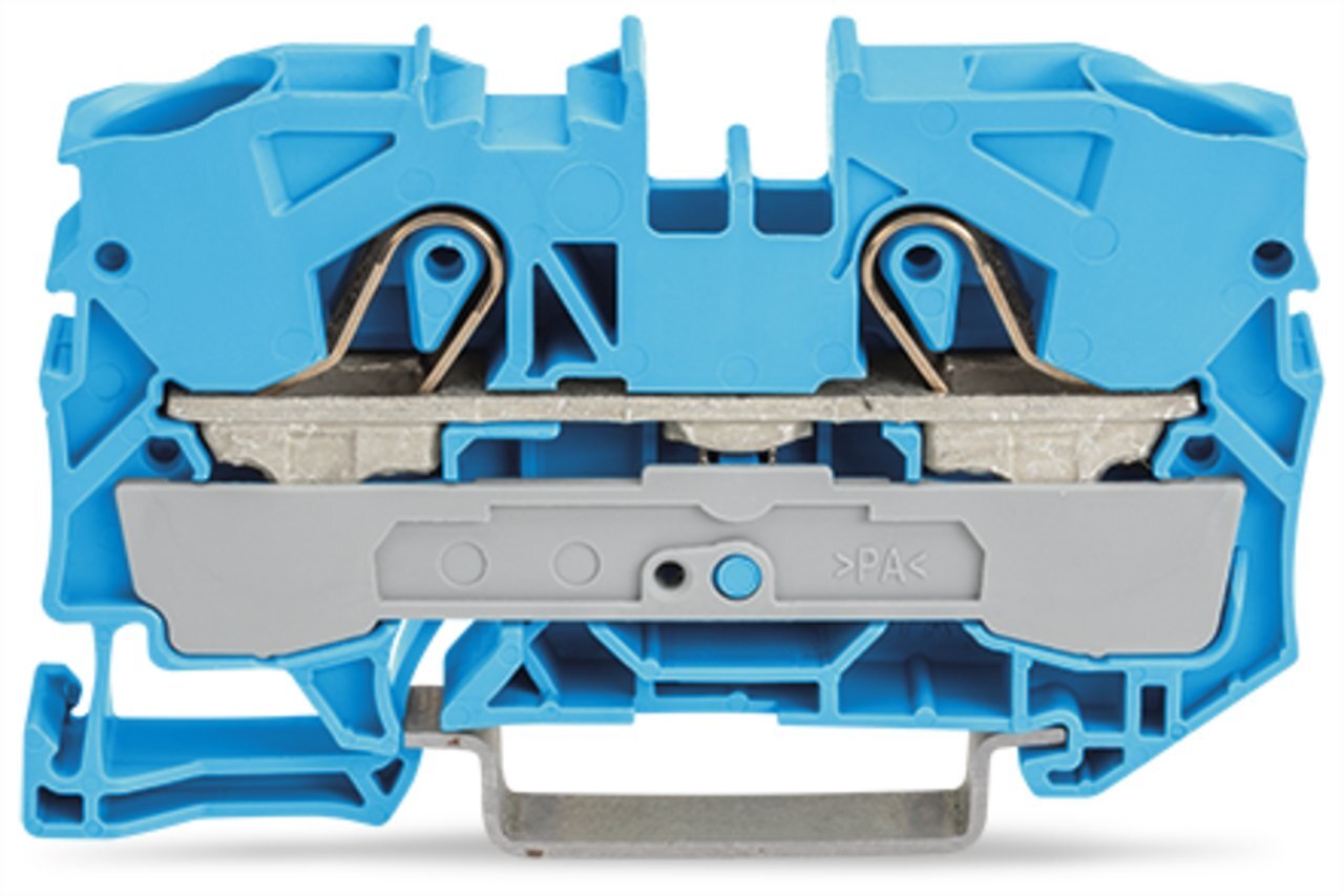 2010-1204 2010 2-Conductor Terminal Block, 800 V, 57 A, 20 to 6 AWG Wire, DIN Rail Mounting
