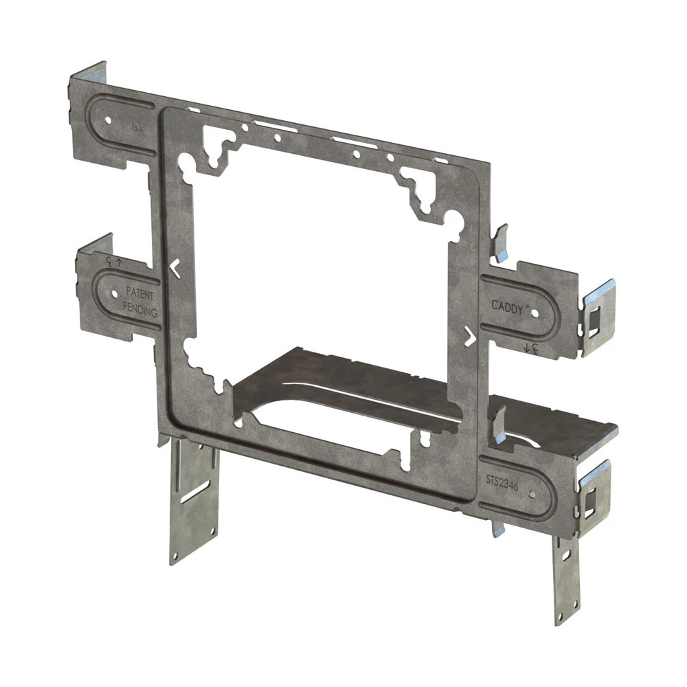 Snap to Stud Electrical Box Bracket, 2 1/2", 3 5/8", 4", 6" Wall Depth, 4", 4 11/16" Box