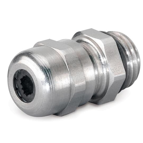2918SST T&B Ranger Liquidtight Strain Relief Cord Connector With Rubber Bushing, 1/4 in Trade, 0.118 to 0.256 in Cable Openings, 304 Stainless Steel