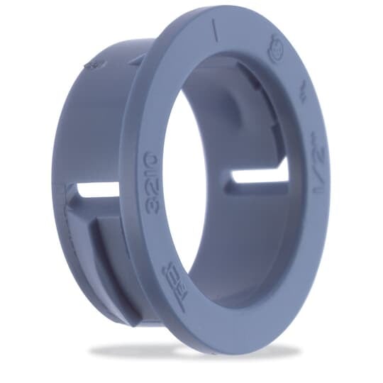 3213 T&B 3210 1-Piece Knockout Non-Metallic Conduit Bushing, 1.734 in Trade, Polycarbonate