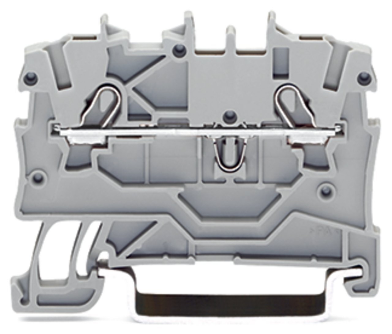 2000-1203 2000 2-Conductor Terminal Block, 1.29 in L x 0.13 in W x 1.9 in H, Polyamide