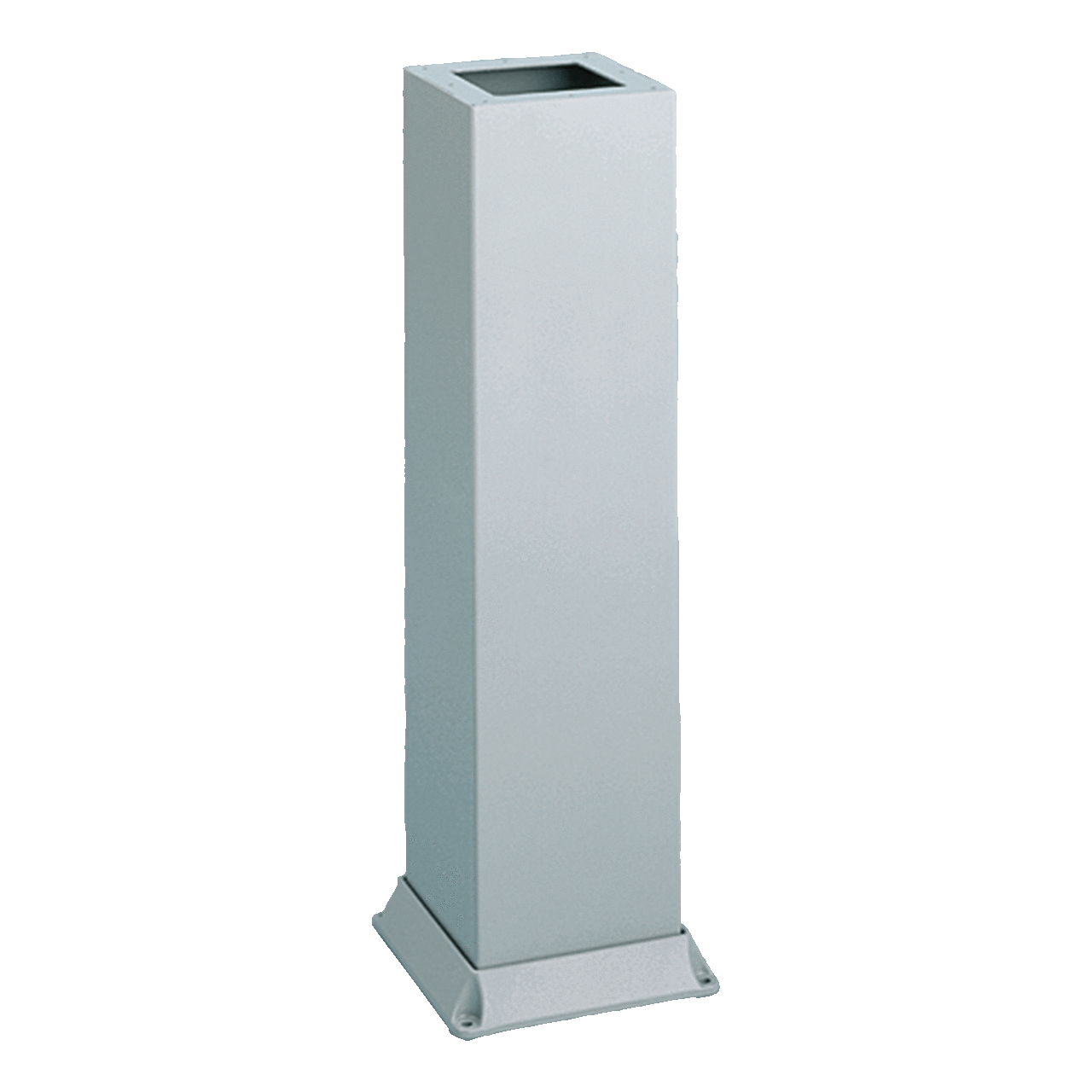 AP33B44 P1 Bolt Down Pedestal, 33 in L x 4 in W x 4 in D, For Use With CONCEPT and INLINE 4 x 4 in Pedestal HMI Enclosures and ProLine 8 x 8 in Pedestal Sloped Front Enclosures, Steel, Medium Gray