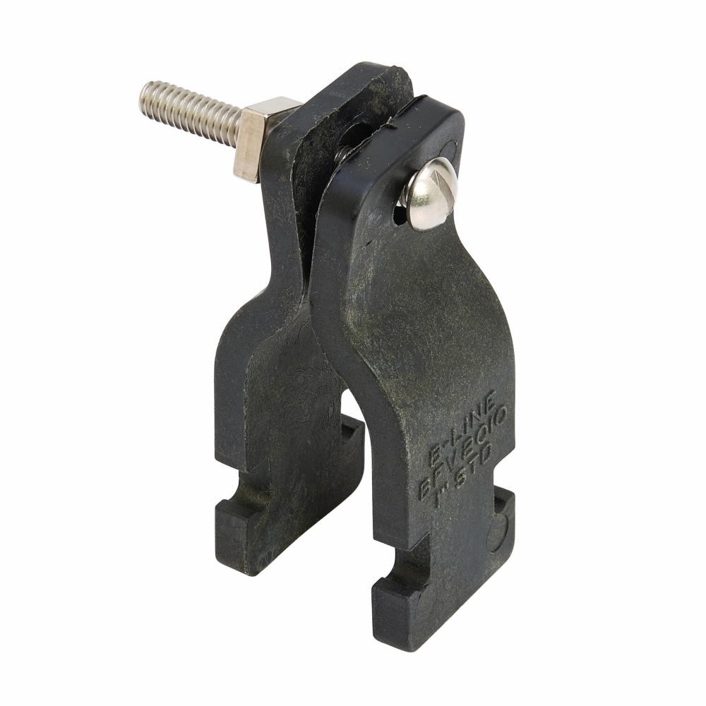 BFV2015 BFV2000 2-Piece Non-Metallic Pipe Clamp, 3 in Conduit, 300 lb Load, PPO