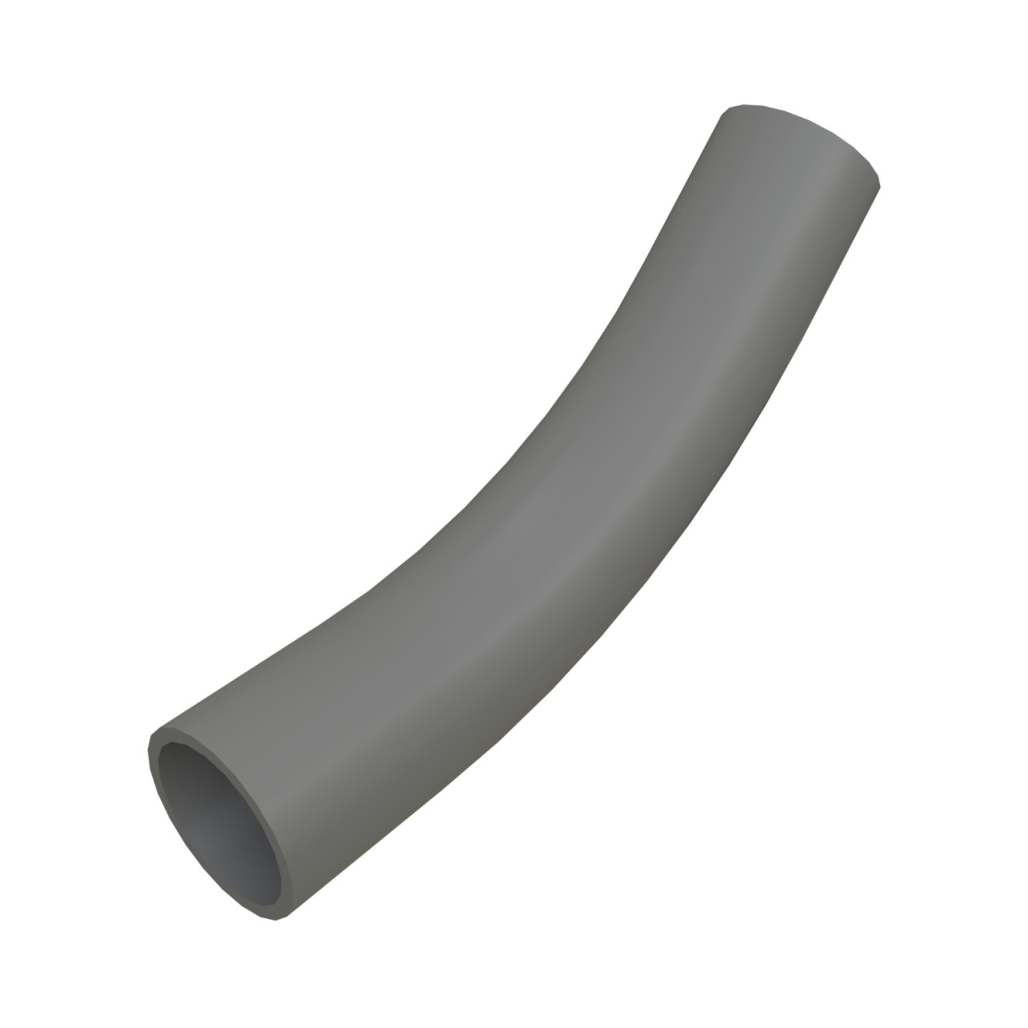 59580 SCH40 Plain End Standard Radius Conduit Elbow, 2 in Trade, 45 deg, PVC
