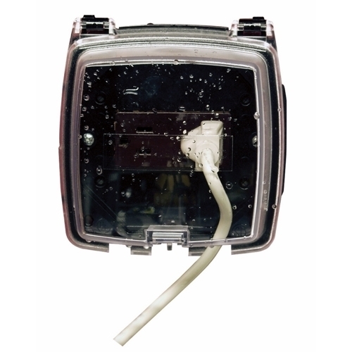 WP1030C WP1000C Heavy Duty Non-Metallic Weatherproof While-In-Use Cover, 139.7 mm L x 127 mm W x 82.55 mm D, Receptacle Cover, Polycarbonate