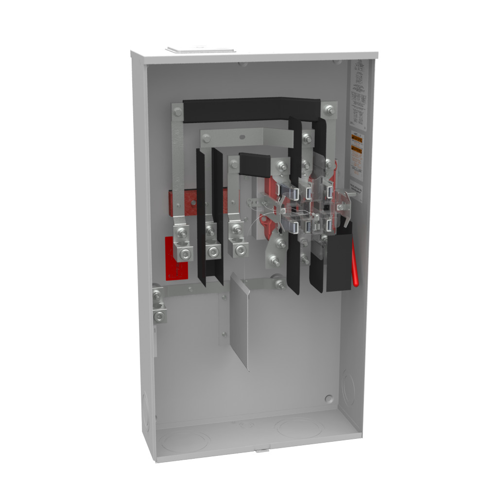 U2594-X-K7 7 Term, Ringless, Large Closing Plate, Lever Bypass, Single Connector, 4-600 kcmil