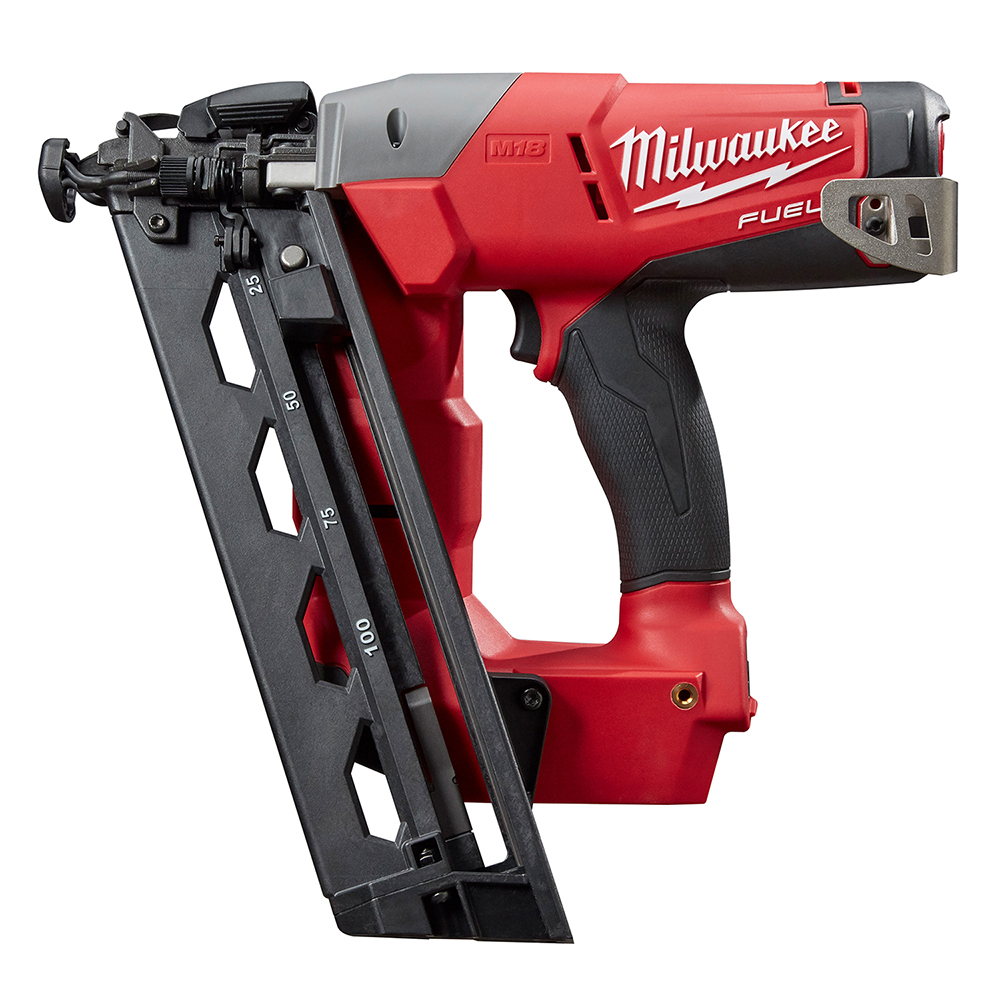 2742-20 M18 Fuel Cordless Finish Nailer, 1-1/4 to 2-1/2 in Fastener, 110 Nails Magazine, 11-29/32 in OAL, Battery