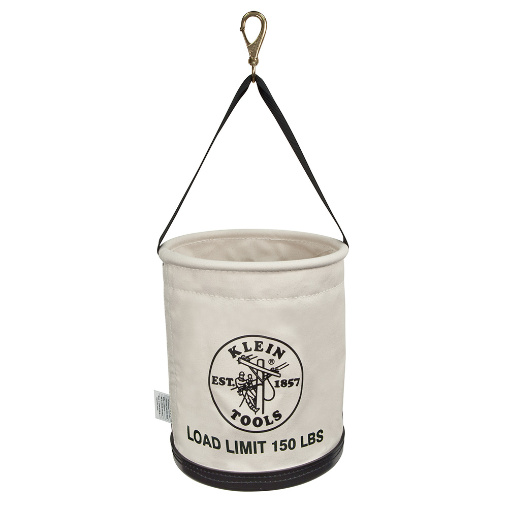 5109SLR All Purpose Work Bucket With Swivel Snap, Drain Holes, 15 in H, 1 Pocket, Natural