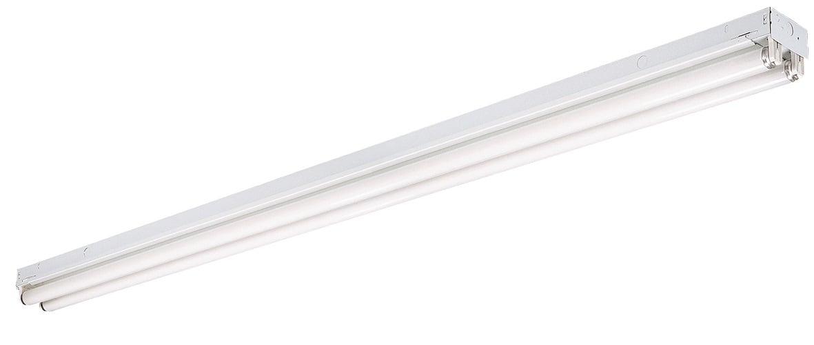 C 2 96T8 MVOLT GEB10IS C Series General Purpose Strip Light, (2) Lamps T8 Lamp, 120 to 277 VAC, High Gloss Baked White Enamel Housing