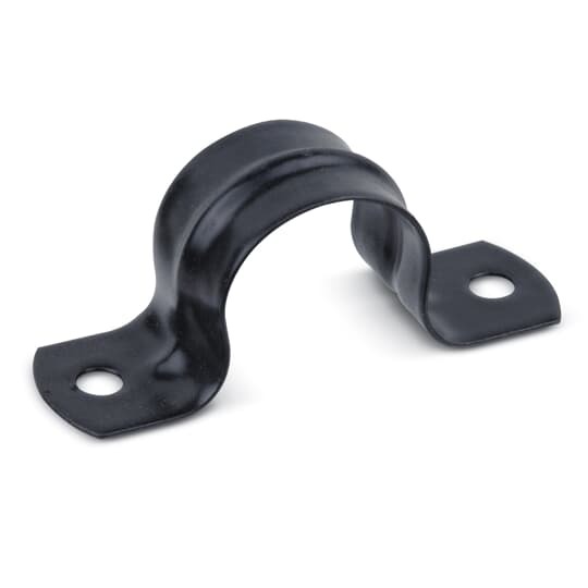 2HS11/2-G Ocal 2-Hole Pipe Strap, 1-1/2 in, Steel, PVC Coated