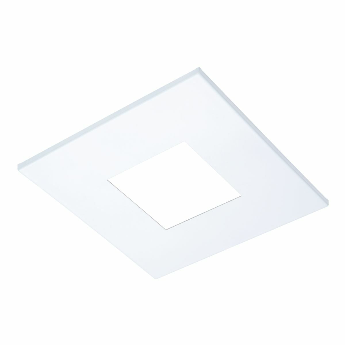 TL42SMW Halo Open Pinhole Square Lighting Trim, LED Lamp, For Use With 2 in Recessed Downlight Housing and 4 in ML4D Module, Die Formed Steel