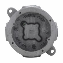 GRF339 Condulet Tapped Outlet Box With Lug, 1 in, Copper-Free Aluminum, Epoxy Enamel Coated