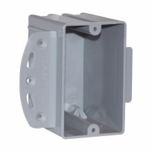 TP2030 Switch Box, PVC, 20.3 cu-in Capacity, 1 Gang, 2-1/4 in W x 3-3/16 in D x 3-11/16 in H