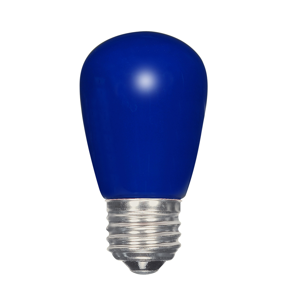 S9172 LED Specialty Lamp, 1.4 W, 10 W Incandescent Equivalent, E26 Lamp Base, S14 Shape, 120 V AC