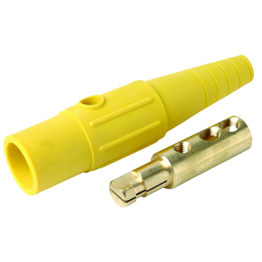 PS40MBY Series 16 In-Line Connectors, Yellow