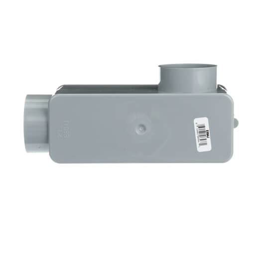 E984J Carlon Type LL Conduit Body, 2 in Hub, 63 cu-in Capacity, PVC