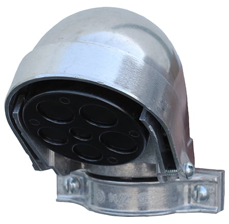 EC50 Clamp-On Entrance Cap, 1/2 in, Copper-Free Die Cast Aluminum