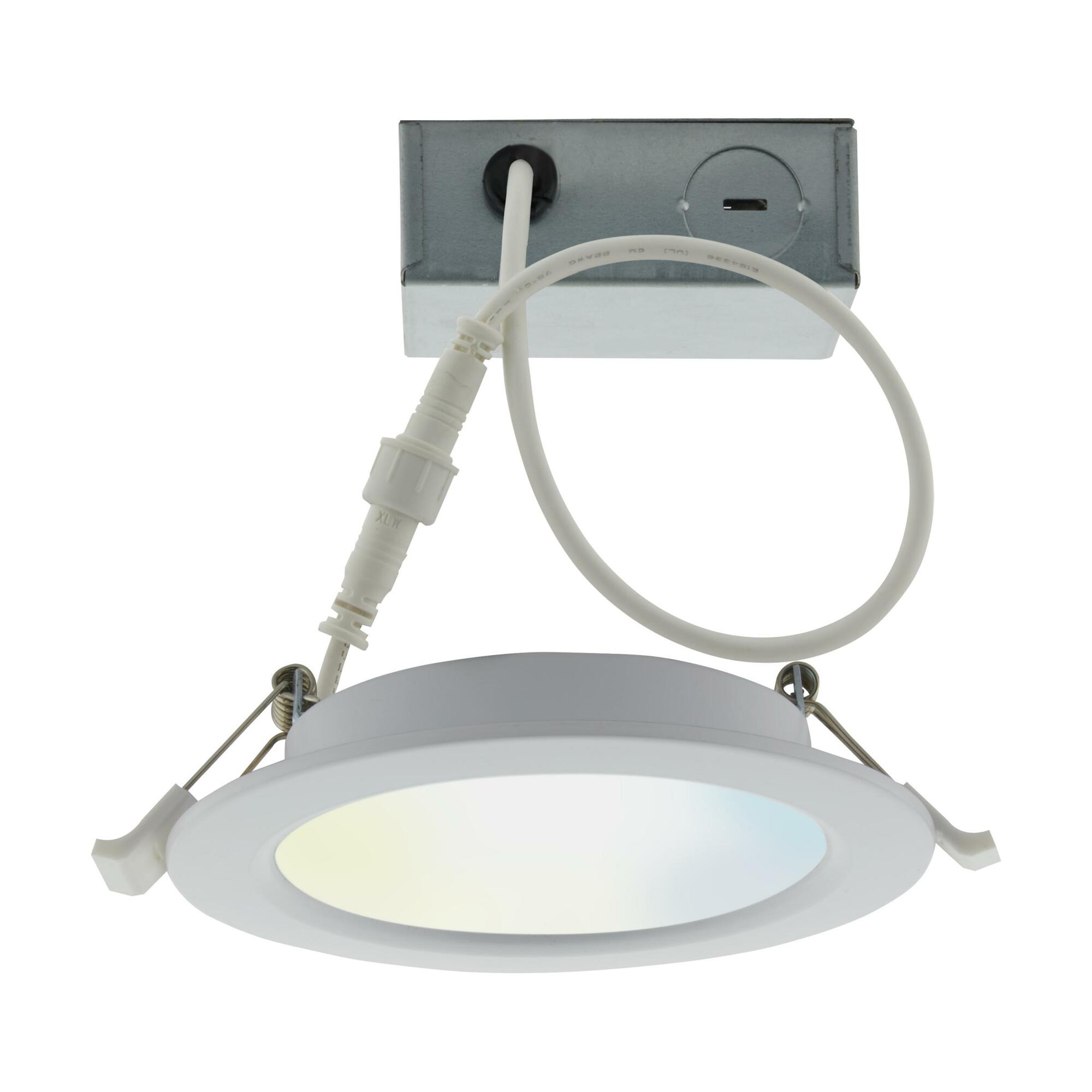 S11261 Starfish Round LED Downlight, LED Lamp, 10 W Fixture, 120 V AC, Steel Housing