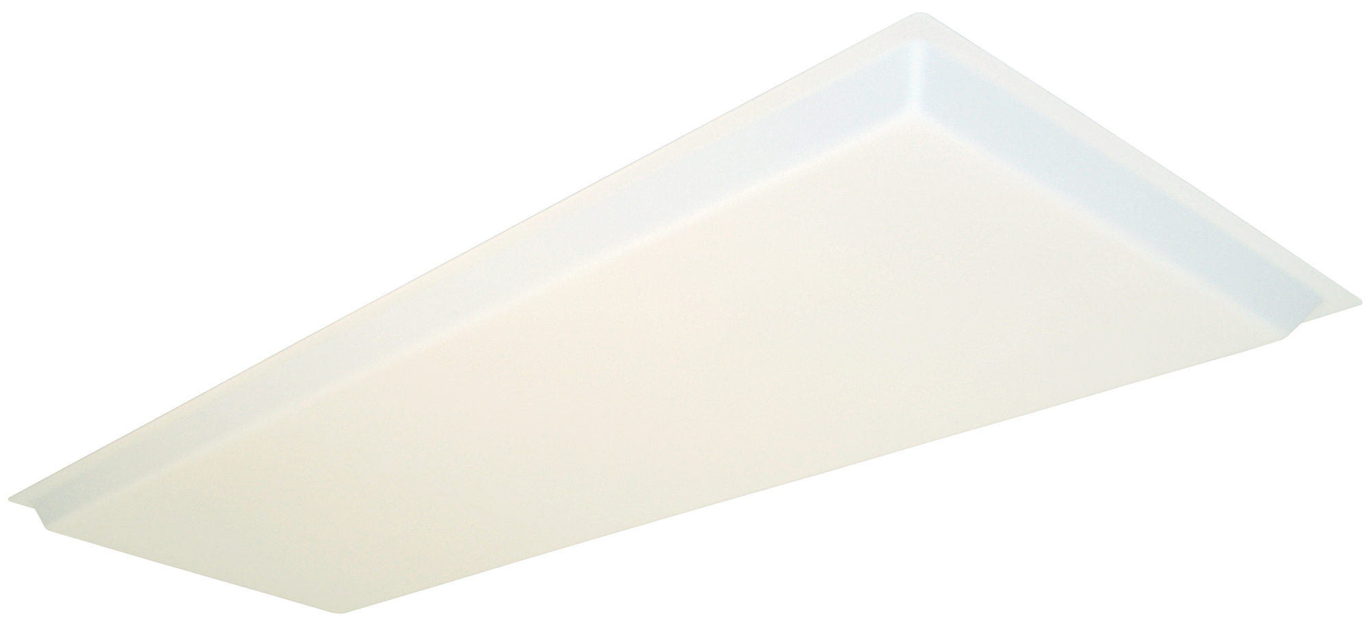 D15SBDDROP Enclosed Lighting Diffuser, 46-7/16 in L x 22-3/16 in W, Plastic, Fixture Mounting