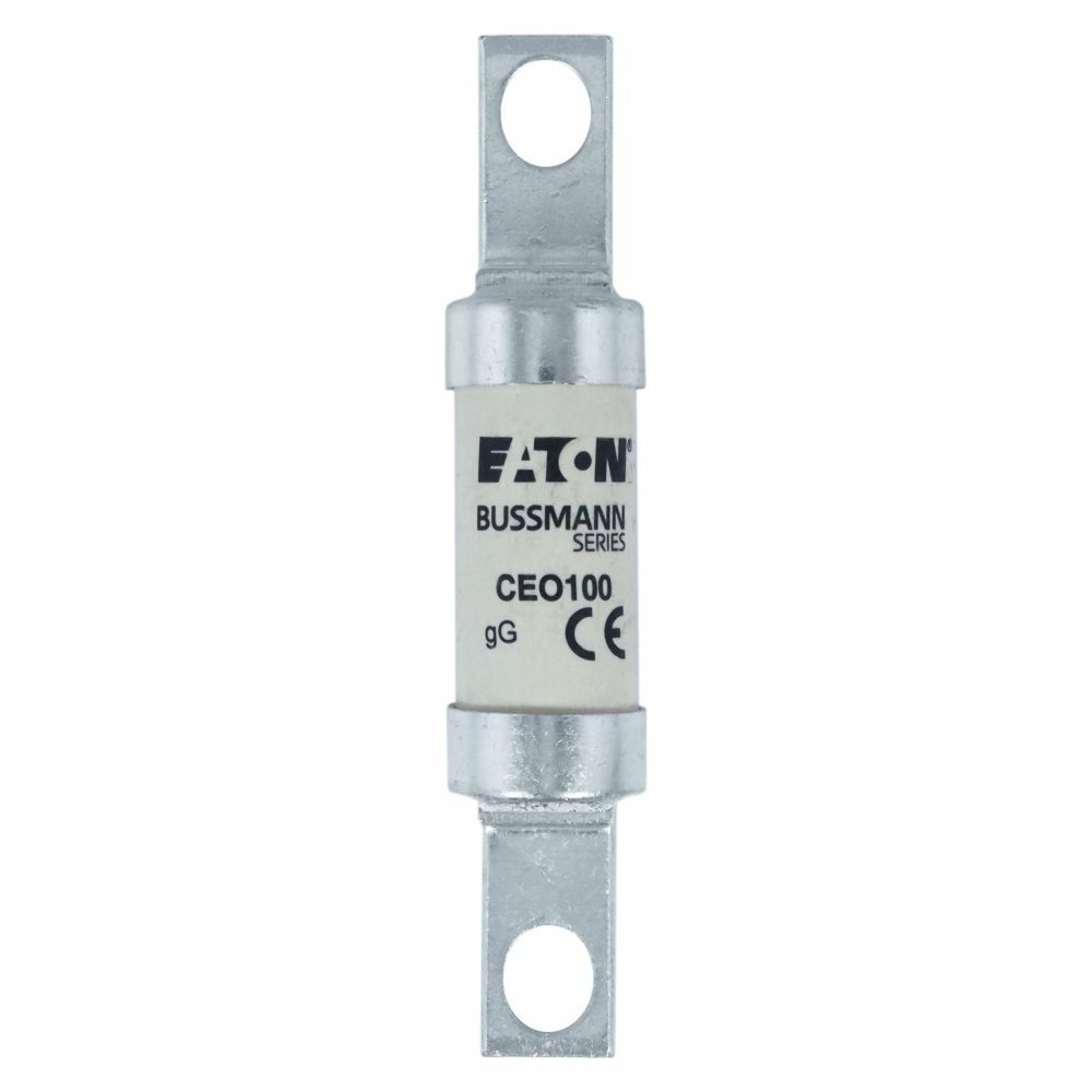CEO100 British Standard Low Voltage Fuse, 100 A, 550 V, 80 kA Interrupt, Class: GL/GG/C