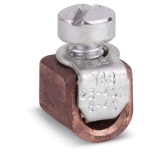 31313 Blackburn Locktite Pigtail Mechanical Connector, 2/0 to 1 AWG Max Run/Tap, Copper