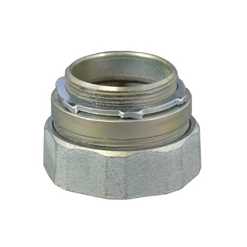 NTC-200 Compression Connector, 2 in Trade, For Use With Threadless Rigid Conduit, Malleable Iron
