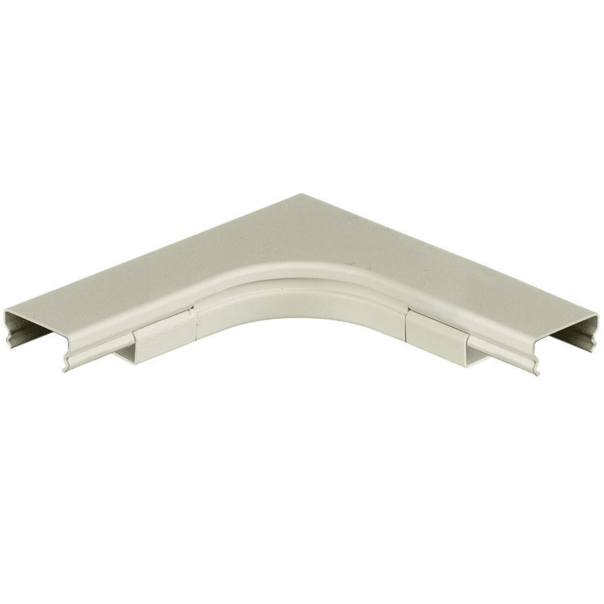 HBL2411IV Flat Roll Form Standard Undivided Raceway Elbow, 90 deg Bend, 1-1/2 in Bend Radius, 1.22 sq-in, Rolled Steel