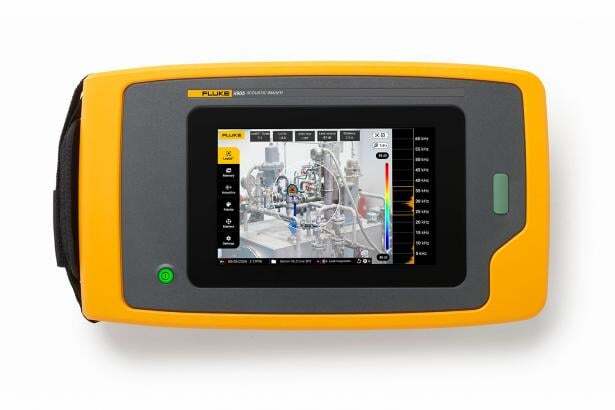 FLUKE-II905 Acoustic Imager, 7 in LCD Backlight/Capacitive Touchscreen Display, -10 to 45 deg C, 32 GB Capacity, 1280 x 800 pixel Resolution, Rechargeable Lithium-Ion Battery