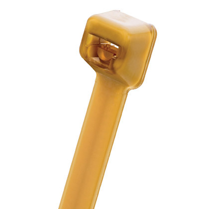Pan-Ty PLT2S-C71 Cable Tie, Brown, PEEK, Radiation, High Heat, 7.4"L, 150lb