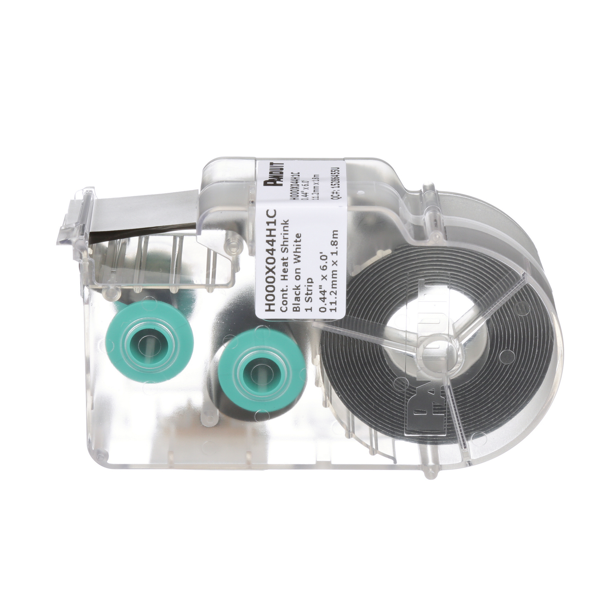 H000X044H1C P1 Continuous Military Grade Heat Shrink Label Cassette, 16 to 10 AWG Wire, White Marker, Polyolefin