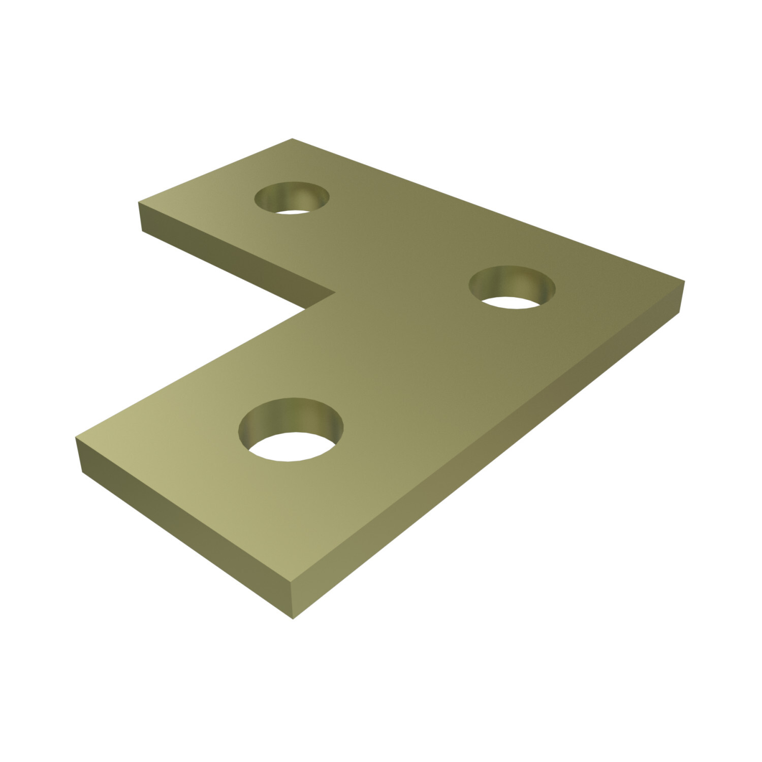 UNISTRUT FITTING, 3-1/2"x 1/4"x 3-1/2", ZD