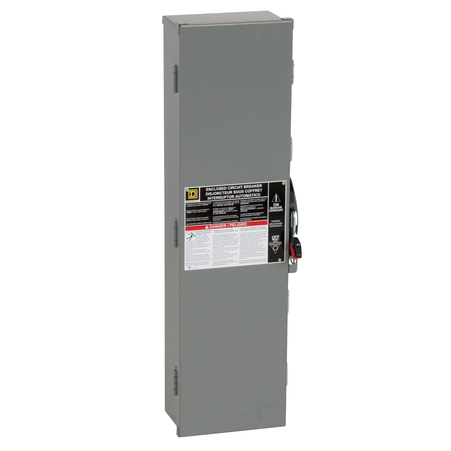 J250AWK PowerPact H- and J-Frame Circuit Breaker Enclosure, 15/250 Amp, Nema 3R/5/12