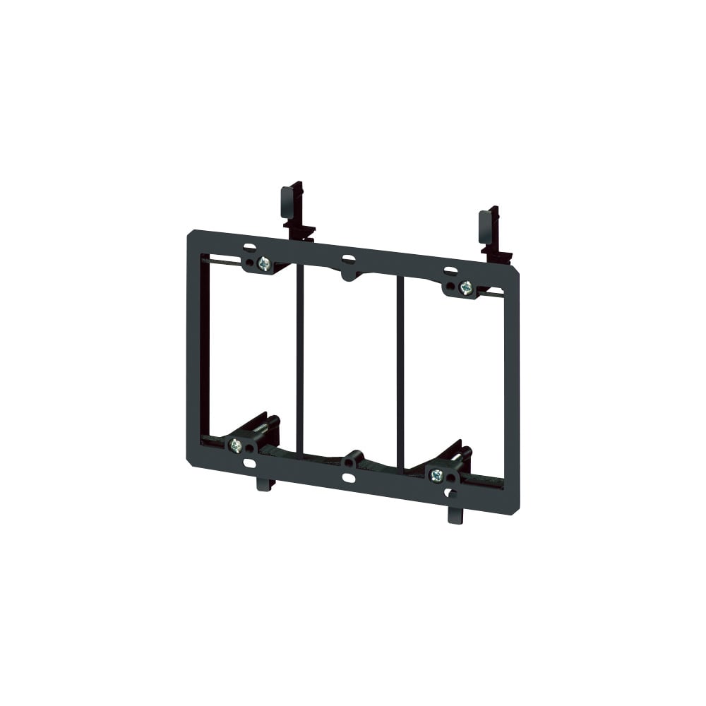 LV3 LV Series 3-Gang Low Voltage Mounting Bracket, For Use With Cable Management System, Fastened Mount, Plastic