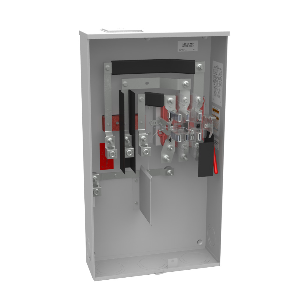 U4168-X-K7-BLG 7 Term, Ringless, Large Closing Plate, Lever Bypass, Single Connector, 4-600 kcmil, 7-8 inch Barrel Lock Ground with Bracket Provision
