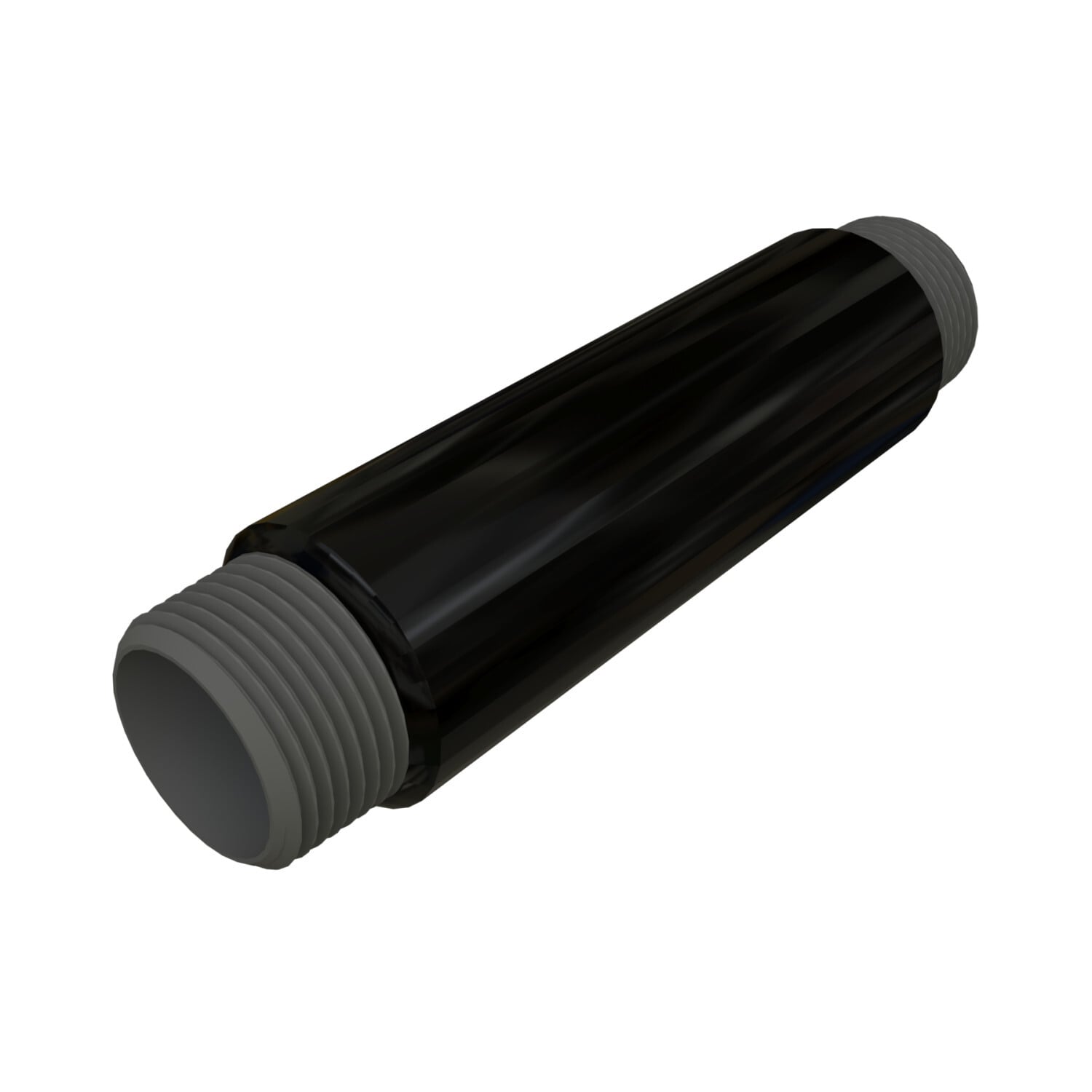 PV1560CN00 Threaded End Conduit Nipple With Channel Nut, 1-1/2 in, For Use With Rigid Conduits, Steel, Galvanized/PVC Coated
