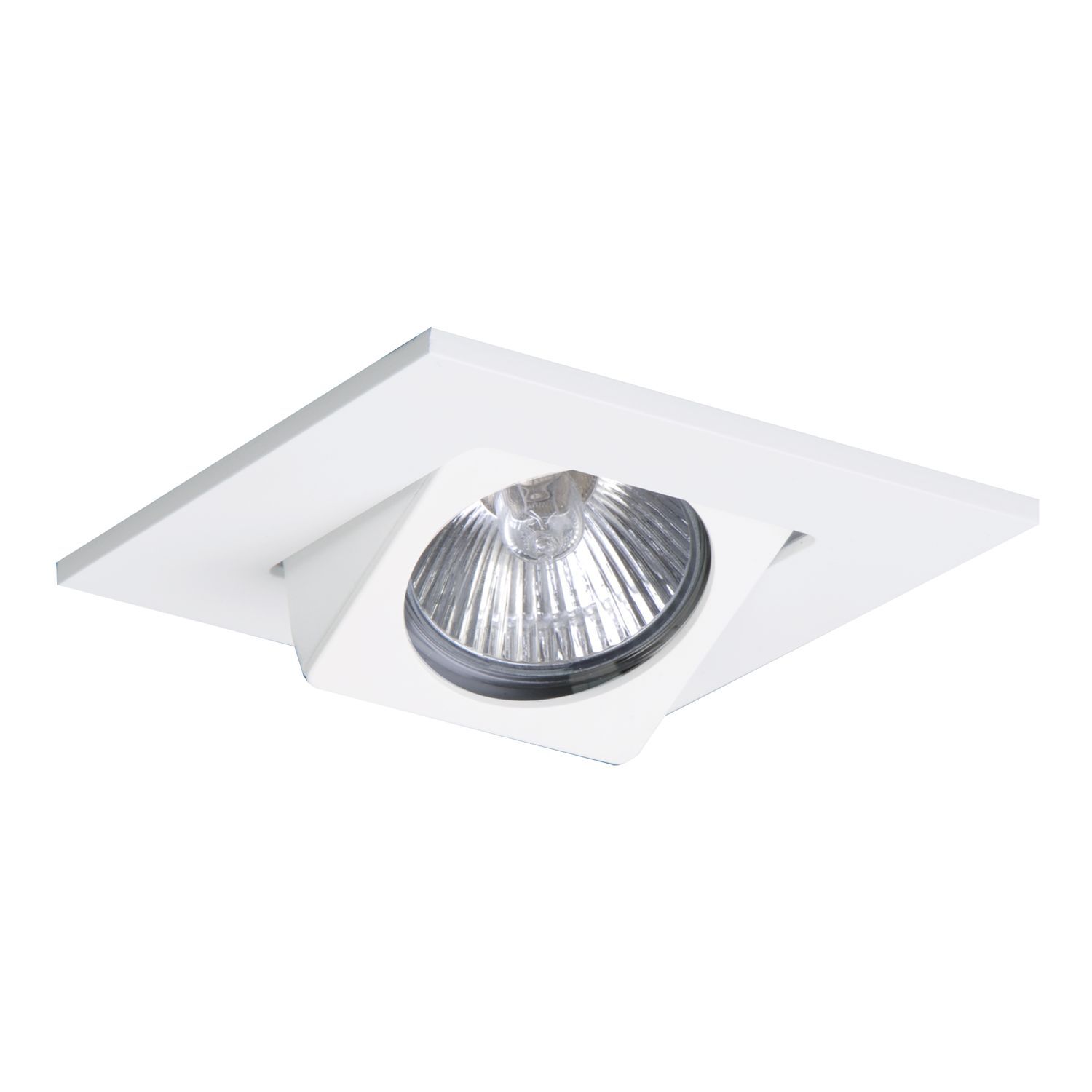 3013WH Halo 3013 Square Adjustable Lighting Trim, 3 in Dia Inside x 4-1/4 in Dia Outside, Incandescent Lamp