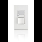 15-Amp 120V AC Combination Decora Switch with LED Guide Light, Ivory
