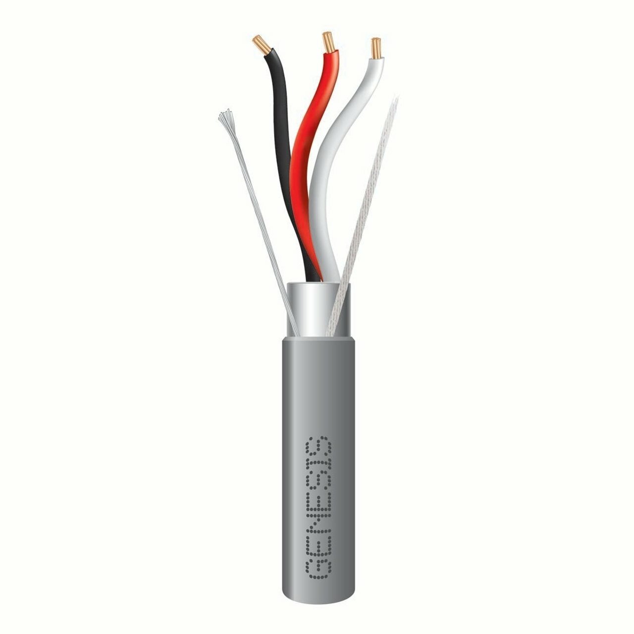 18/3 STRANDED SHIELDED CABLE - 1000 FT PULL BOX - GRAY