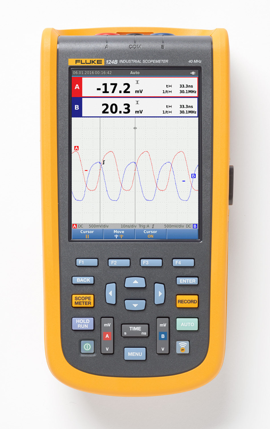 FLUKE-124B/NA Portable Oscilloscope
